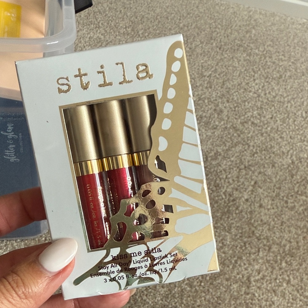 Stila Liquid Lipstick Trio - Red and Pink Shades